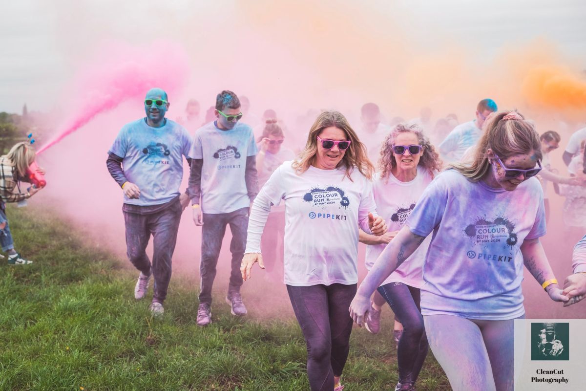 ColourFest builds on the overwhelming success of previous years when Lingen Davies Cancer Fund held 5km colour runs in Shrewsbury and Telford