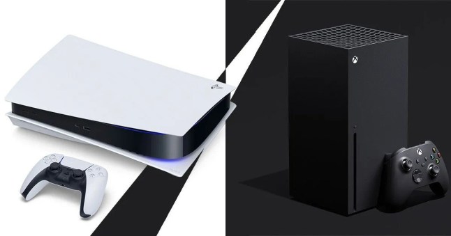 PlayStation 5 and Xbox Series X consoles